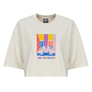 T-shirt Korte Mouw New Balance ATHLETICS GRADIENT SHOES T-SHIRT