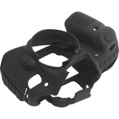 Antislip Slijtvaste Siliconen Camerahoes Zacht SLR Beschermhoes voor Canon 60D Camera(Zwart )