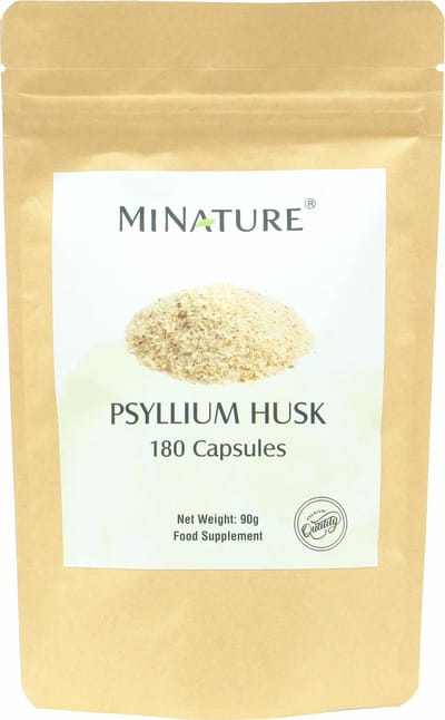 Psyllium Capsules 180 stuks - 450mg Poeder van Psylliumvezels per Vegan Capsule - Psyllium Husk - Plantago Ovata - 100% Plantaardig