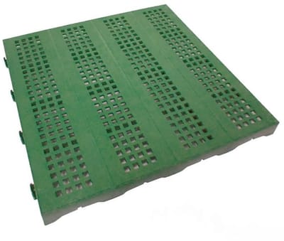 Geperforeerde Kunststof Tuintegel 40 x 40 cm - Verpakking van 6 stuks, Goed voor 1 m²