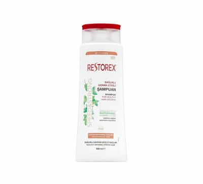 Restorex Speed & Strong Shampoo voor droog haar 500ml - Herbal shampoo - Bio shampoo - haarverzorging