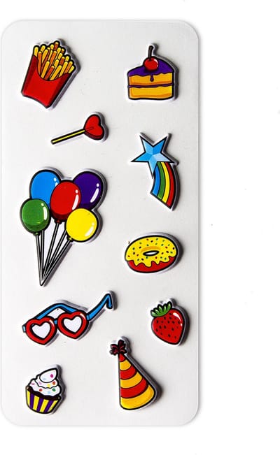 3D Stickers Party - Set van 10 - Celly
