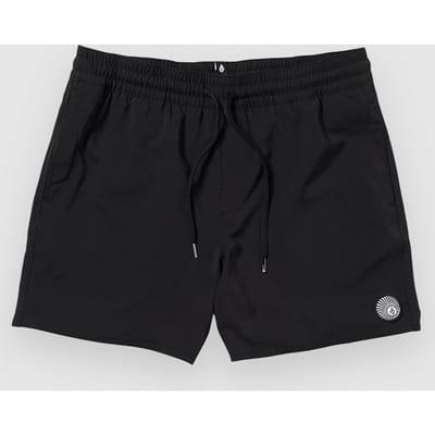 Volcom Lido Solid Trunk 16 Boardshorts zwart