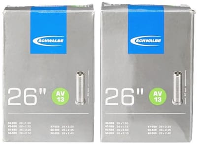 Fietsslangen AV 13 26 inch - set van 2