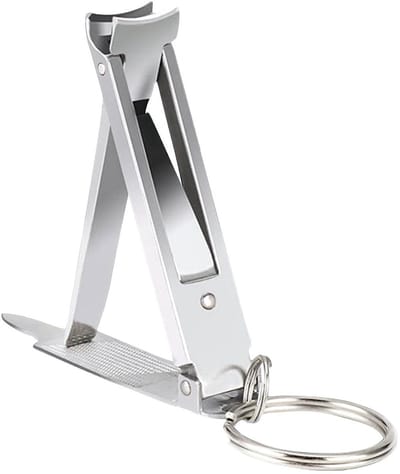 longziming -Opvouwbare Nagelknipper - Compacte Nagelschaar - Persoonlijk Verzorgingsproduct - Geïntegreerde Nagelvijl - Duurzaam En Corrosiebestendig - Ideaal Voor Reizen En Dagelijks Gebruik - 1 Stuk