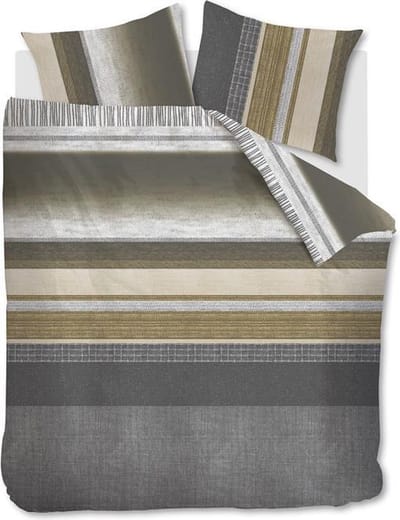 Beddinghouse Hampshire Dekbedovertrek - Tweepersoons - 200x200/220 cm - Gold