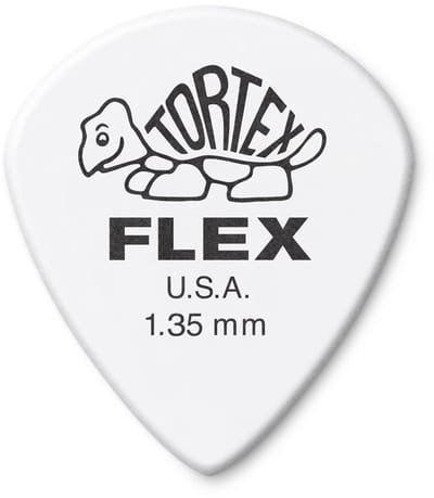 Jim Dunlop Tortex Flex - Plectrums - Jazz III - 1,35 mm - Player's Pack