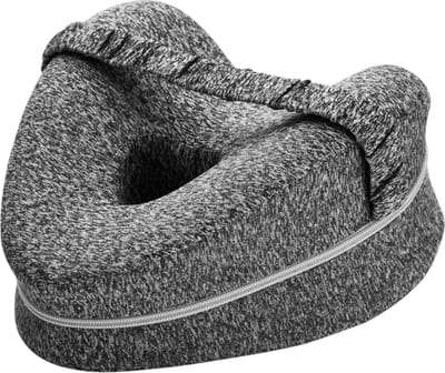 Kniekussen voor in Bed - Grijs - Orthopedisch Kniekussen - Beenkussen - Zijslaapkussen voor Volwassen - Zijslaap Kussen Voor In Bed - Heupklachten