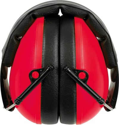 Kinder Gehoorbescherming - Oorkappen Kinderen - Storende Geluiden Dempen - Traploos Verstelbaar - 243 dB Demping - Rood