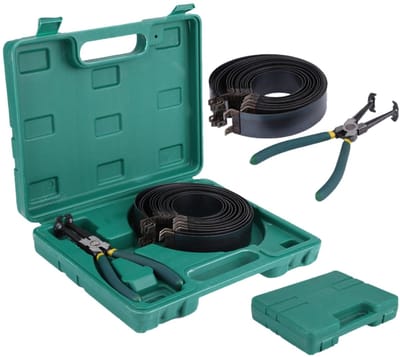 Dailygoods- Zuigercompressor Ergonomisch Ontwerp - Zuigerveercompressorkit - Gereedschapsset - Gemaakt van Gietijzer - Duurzaam en Betrouwbaar - Klem
