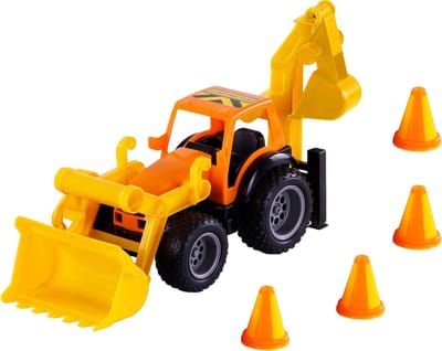 Cavallino Toys Cavallino Grip Excavator Tractor with Rubber Tires 38.5cm
