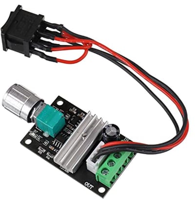 Instelbare DC-motortoerentalregelaar 6V 12V 24V 28V 3A 80W met PWM functie