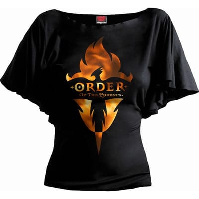 Harry Potter T-shirt - Der Orden des Phönix - S tot L - voor Vrouwen - zwart
