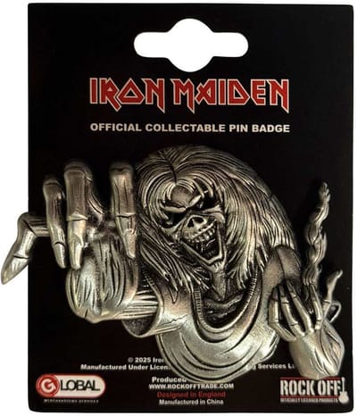 Iron Maiden - Number Of The Beast Eddie Pin - Zilverkleurig