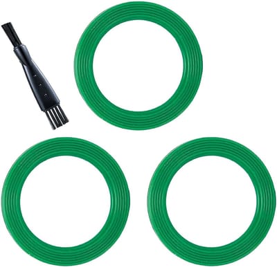 Afdichtingsringen voor mengmessen, siliconen afdichtingen voor Thermomix TM5/TM6 met reinigingsborstel, set van 3 stuks