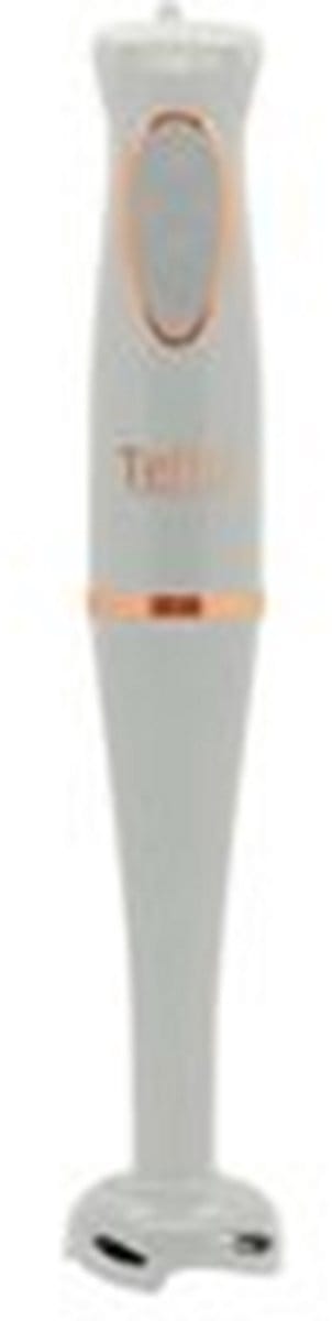 Teffo staafmixer - 2 snelheden & ergonomisch handgreep - afneembare staaf - 200Watt - wit / rosé goud