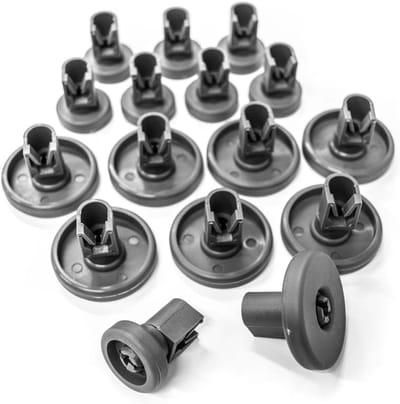 Vaatwasser Wielen Set - Mand Wieltjes - Vaatwasser Reparatie - 16 Delige Set - 41 x 41 x 3 cm