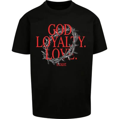 Oversized T-shirt Upscale God Loyalty Love