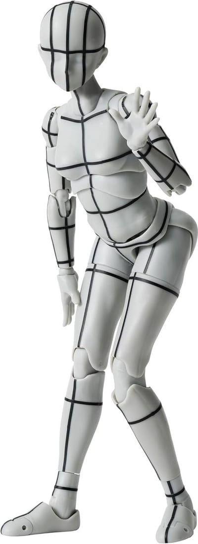 Actiefiguur Mannelijk Lichaam Model Schets Hulpstuk - Sport Editie Frame