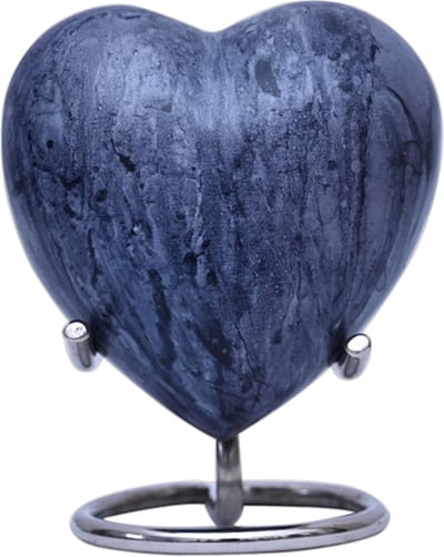 Luxe As Urn - 500 ML - Crematie Urn - Uniek - Voor Huisdieren of Menselijk As - Crematie As - Mini Urn - Decoratie Urn - Blue