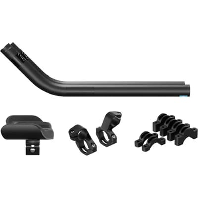 Clip-on vorm J met armsteunen/stuursteun/spacers/extensies Pro 45