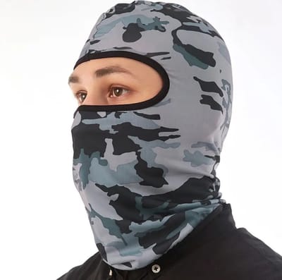 Livano Winter Masker - Balaclava - Ski Mask - Ski Masker - Bivakmuts - Full Face Mask - Camouflage Grijs