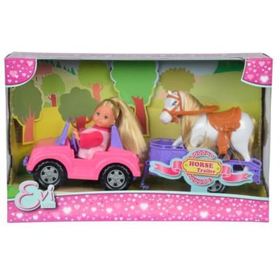Evi Love - Jeep met Paardenaanhanger - Pop
