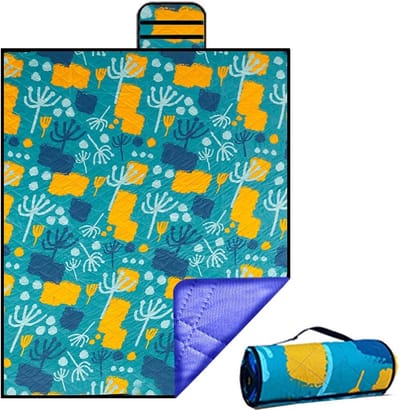 Picknickdeken - Picknickkleed Waterdicht 200x150 cm - Opvouwbaar en Zandbestendig Strandkleed - Perfect voor Picknick, Camping, Speeltuin en Stranduitjes - Comfortabel Buitenlaken met Draagtas