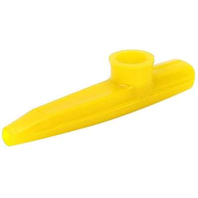 Plastic mini draagbare kazoo ukelele gitaar partner gemakkelijk te leren muziekinstrument (geel) yellow