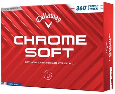 Callaway Chrome Soft Triple Track 360 Golfballen 2026 - Wit - 12 Stuks