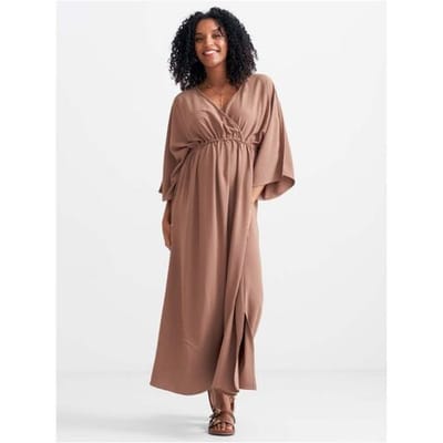 Prénatal zwangerschapsjurk Dark Choclate S-M Dames