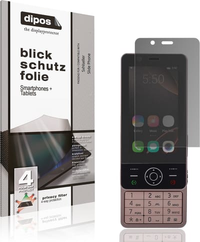 dipos – Matte Privacy Screenprotector geschikt voor Sxhlseller Slide Phone | Anti-Spy Beschermfolie