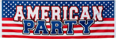 Boland - Polyester banner 'American party' - Landen - Landen