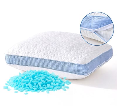 Wolkenkussen Air+ Hoofdkussen - Ergonomisch - Verstelbaar - Bamboeviscose - Ademend en Hygiënisch - Ondersteunt Alle Slaapposities