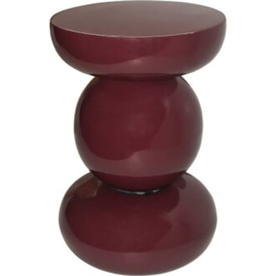 Brix - Bijzettafel Dex Maroon - 33x33x50cm