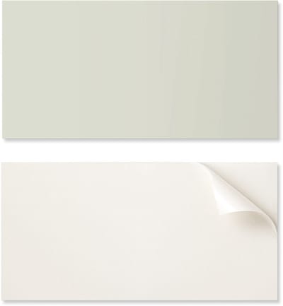 Verlijmd PVC-paneel met motief, perfect voor de hal, 120x60 cm, lichtbeige kleur.