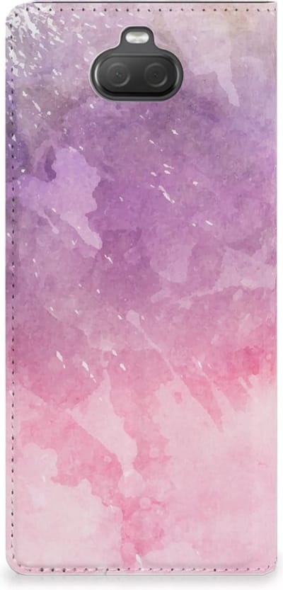 Bookcase Sony Xperia 10 Plus Pink Purple Paint