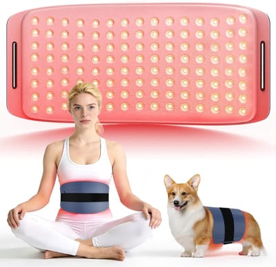 AMA® Lichttherapielamp - Daglichtlamp - Infraroodlamp - Blauw - 43x22x1cm