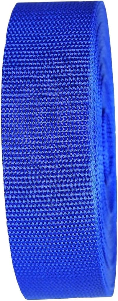 Robuuste riemband - Sterke band - Bagage vastzetten - Hoge taaiheid - 50 mm breed 10m - Blauw