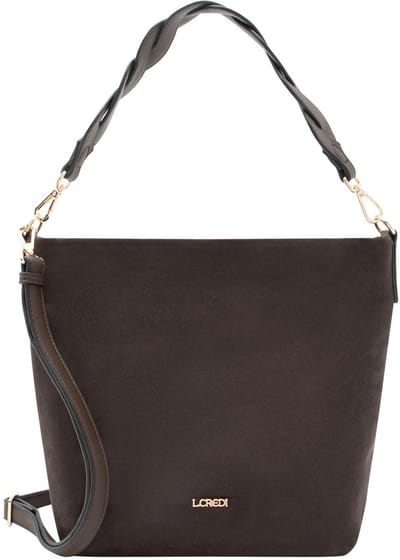 L.CREDI Resi Schoudertas 33.5 cm - Dames - chocolate