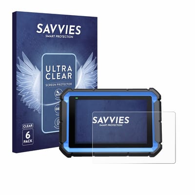 Savvies - Screenprotector voor Topdon ArtiDiag Pro - Folie Beschermfolie transparant 6 Stuks
