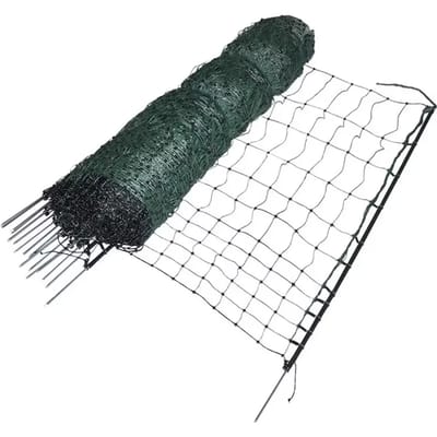 Gallagher Kippennet 112cm x 50m Groen (enkele pen) - Voor veilige afrastering van kippen