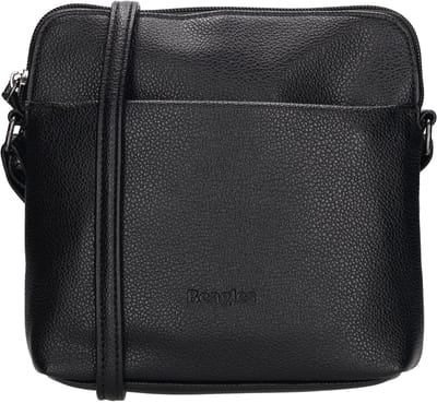 Beagles Tarragona Schoudertas - Crossbody - Ritsvakken - Dames - Imitatieleer - Zwart