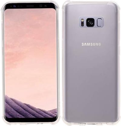 BestCases.nl Transparant TPU Schokbestendig bumper case telefoonhoesje Samsung Galaxy S8+ Plus