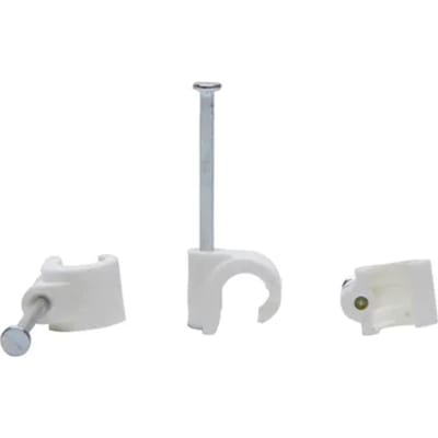 Kopp Spijkerclip 7-11mm Wit 100st.