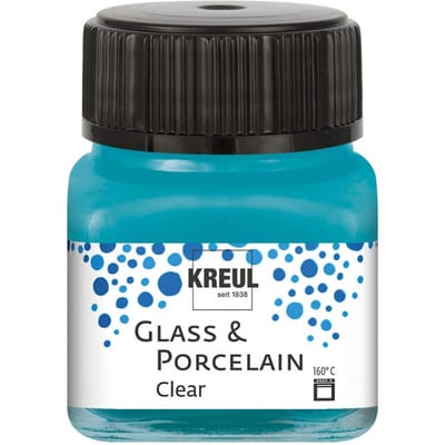 KREUL Glas en Porselein "Clear - Turkoois