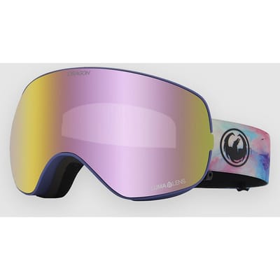 Dragon Alliance X2S Skibril - Sunset/Pink Ionized & Violet