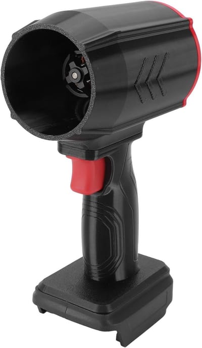 Elektrische Luchtdoek - Mini Ventilator - Krachtig Afblazen - Verstelbare Windsnelheid - 60.000 Tpm - Zwart