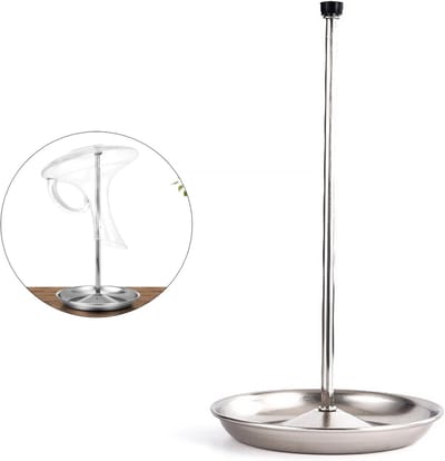 Stainless Steel Decanter voor Wijn met Silicone Hoofd en Afneembare Houder, Perfect voor Droogproces en Decanteren van Rode Wijn