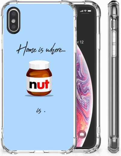 Apple iPhone X | Xs Beschermhoes Nut Home